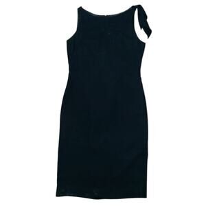 David Warren New York Lined Black Sheath Dress Women's Size 8